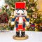 7 Inch Chubby Wooden Nutcracker Christmas Ornament Decoration for Shelves Table Fireplace, Christmas Drummer Nutcracker